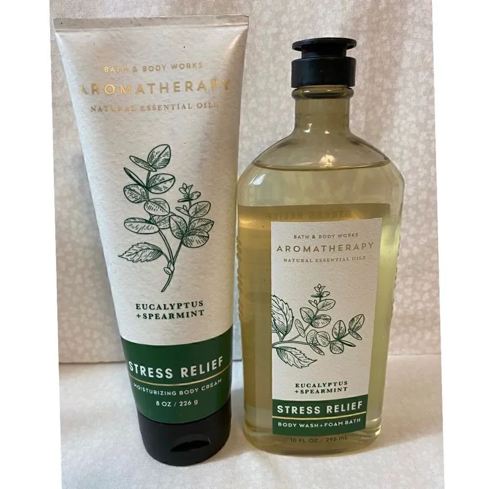 Bath and Body Works STRESS RELIEF EUCALYPTUS + SPEARMINT 2 Pc sent